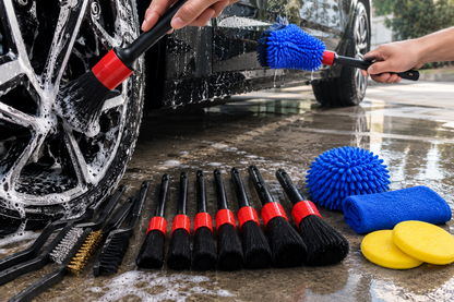13-Piece Car Detailing Brush Kit – Wheels, Interior & Air Vents