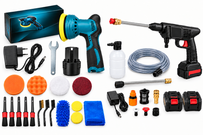 Kit Extérieur Pro pour laver et faire briller la carrosserie sans fil