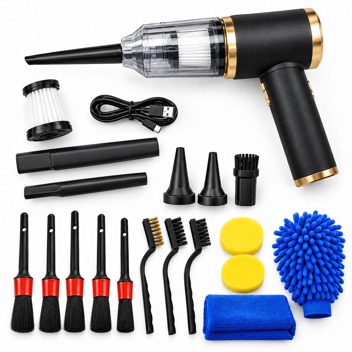 Kit Essentiel : Aspirateur + Brosses